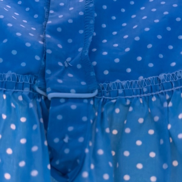 Eleanor Rose Blue A-line Bell Sleeve Dress - Picture 9 of 11